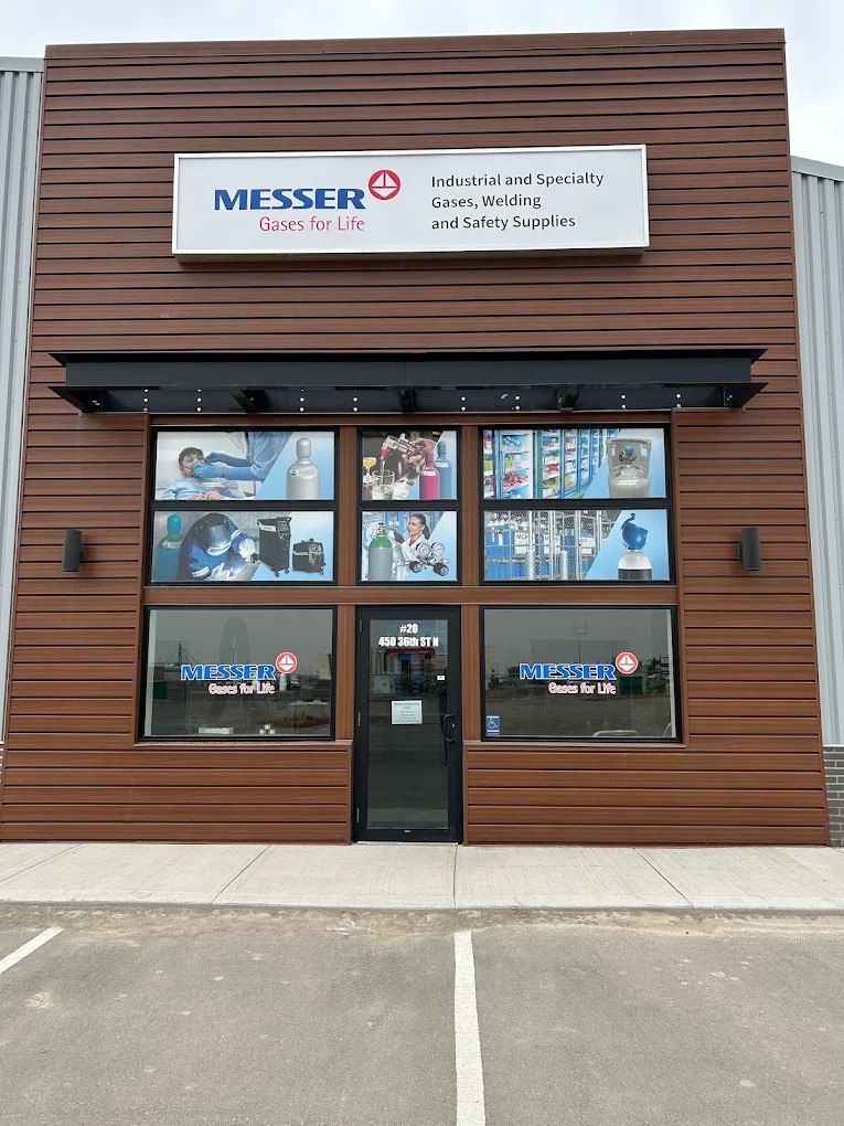 Messer Lethbridge branch storefront at 450 36 St N